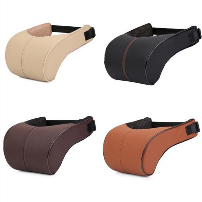 PU cuir Auto voiture cou oreiller mémoire mousse voiture oreiller cou reste siège appuie-tête coussin de