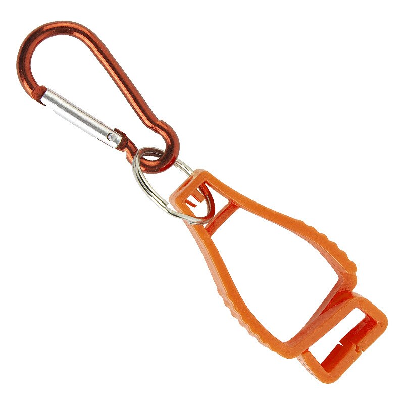 1Pc Multifunctionele Handschoen Grijper Hanger Arbeid Klem Gripper Veiligheid Bediening Tool Transport Bescherming Apparaat: ORANGE