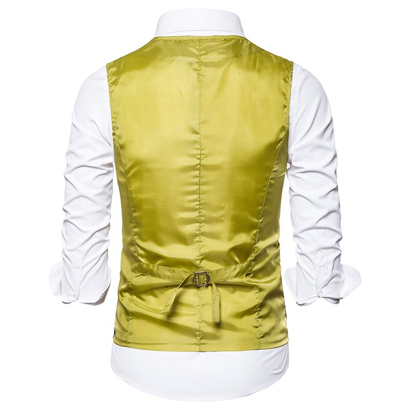 Herren Gold Paisley Jacquard Weste Einreiher V-ausschnitt Anzug Weste Smoking Weste Gothic Aristocrat Steampunk Viktorianischen Gilet