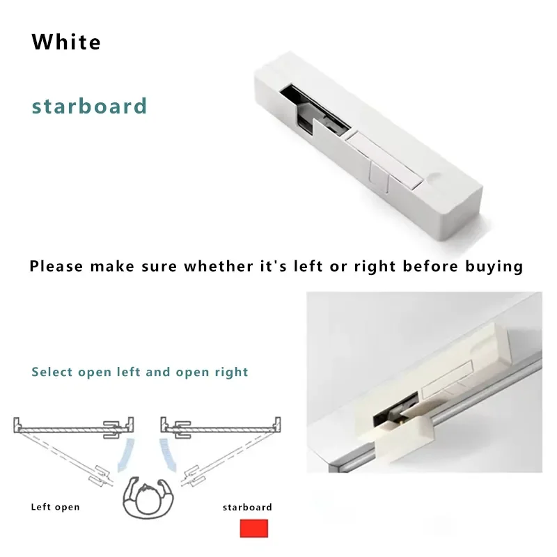 Automatisk stängande hydraulisk dörrstängare för trädörrar med hushållsdämpare och bafflar: Beige
