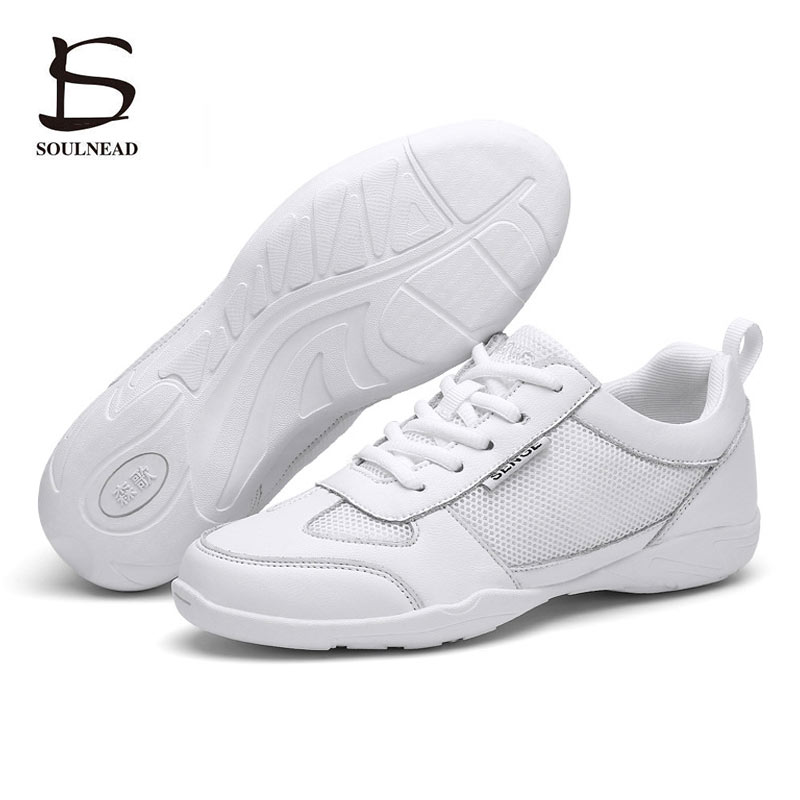Erwachsene Frauen aerob Schuhe Weiß Jazz tanzen Schuhe Mädchen Wettbewerbs Schuhe Weiche Sohle Weibliche Fitness Tanz Turnschuhe Größe 34-41