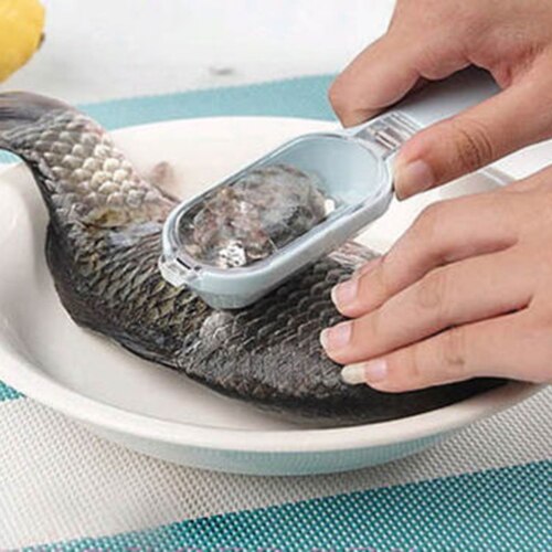 1Pc Fisch Haut Schaben Fisch Skala Pinsel Reiben Schnelle Entferner Küche Spielereien