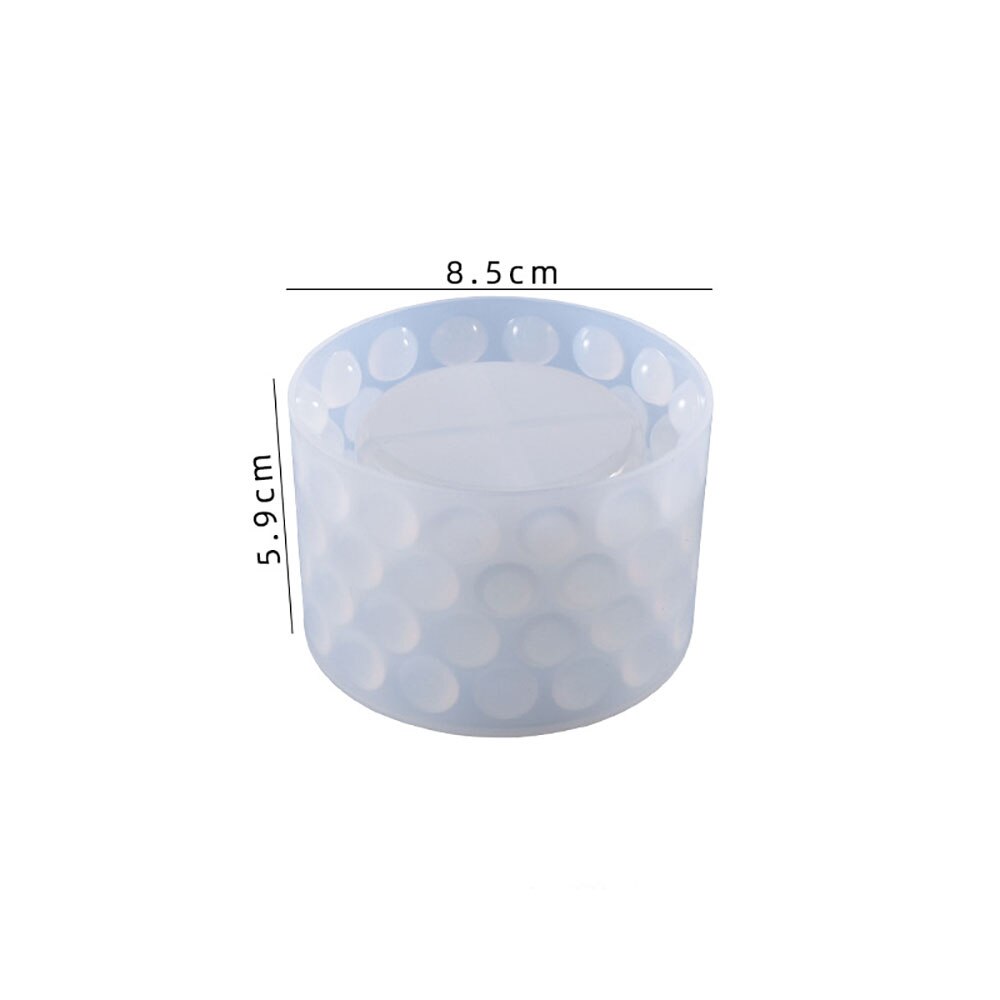 Silicone World Silicone Mold DIY Epoxy Resin Candle Holder Mould Aromatherapy Candle Molds Clay Plaster Mould Glue Mold: Dark Khaki