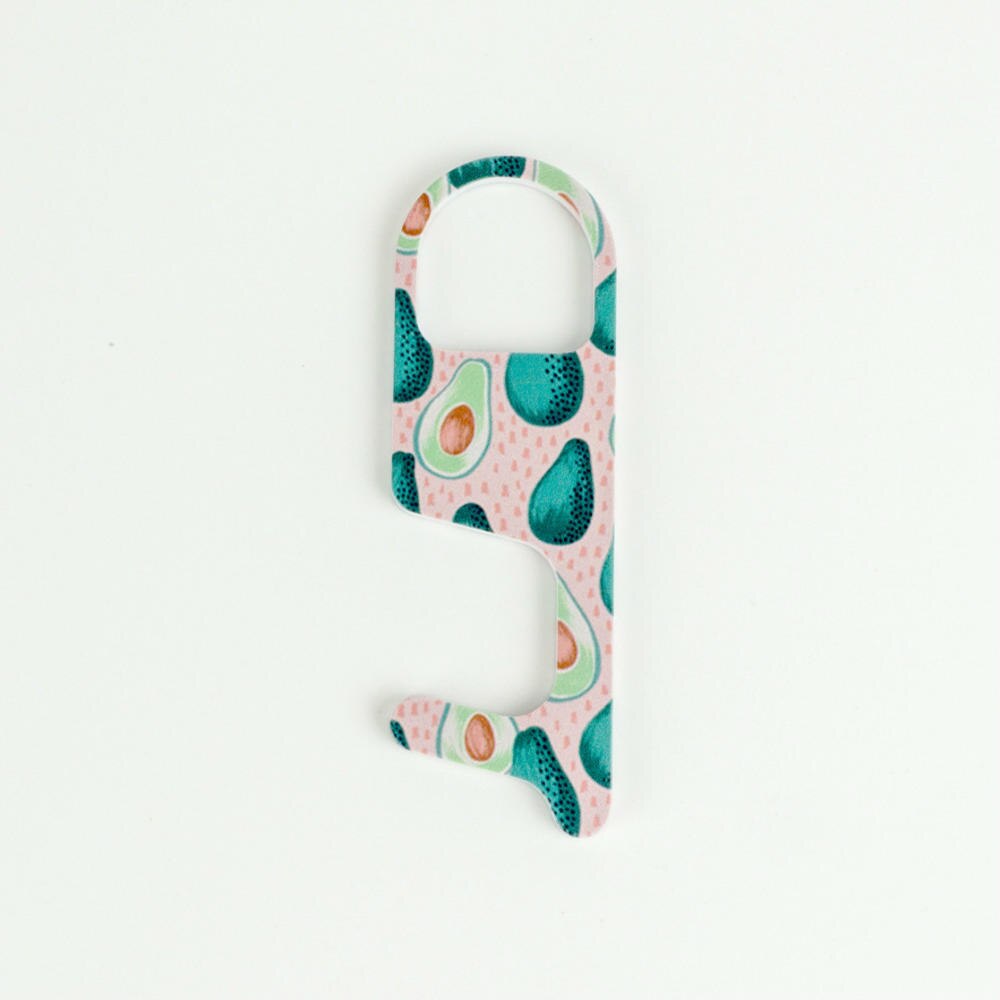 1PC EDC Door Opener Safety Portable Contactless Key Chain Public Press Elevator Button Hygiene Hand Door Handle Tool: 13