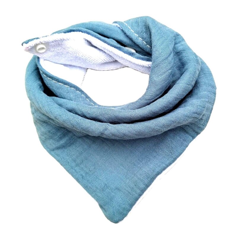 Bébé alimentation bavoirs doux gaze salive serviette enfant en bas âge Triangle écharpe roter tissu