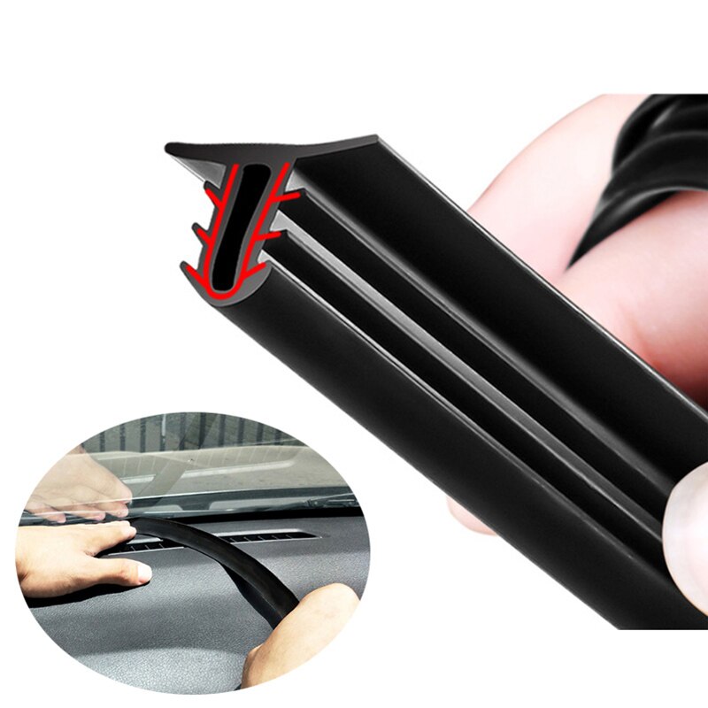 Tiras de sellado de goma para tablero de coche de 160cm para BMW E36 F30 F10 F20 E46 E90 E60 E39 X5 E53 E70 E30 E87 G30 E34 E92 E91, accesorios