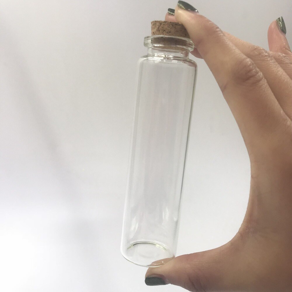 5 stuks 30*110mm 55ml flessen met kurken stop knutselflessen potten bruiloft decoratie doe-het-zelf lege potten containers voedsel flessen