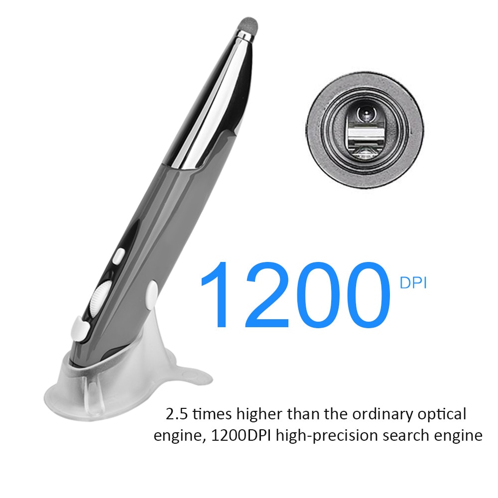 2.4 ghz trådlös pennmus optisk pekpenna mus 800/1200/1600 dpi ergonomisk trådlös muspenna med pennfunktion handstil