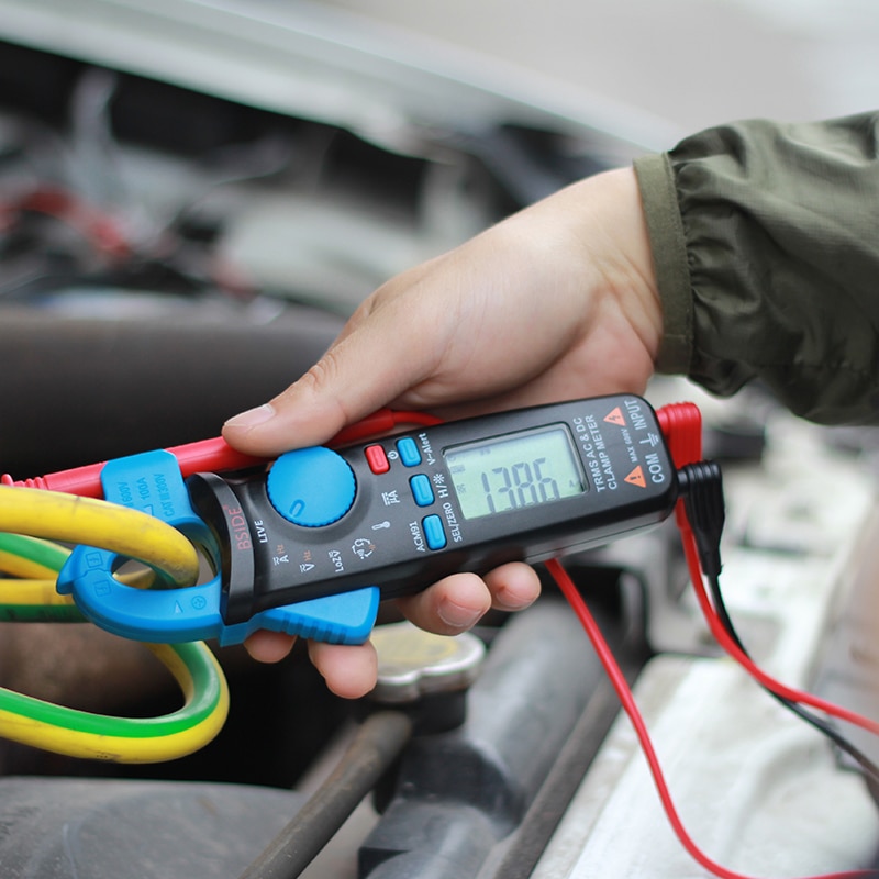 Pocket Digital Clamp Meter Multimeter DC/AC Current 100A Accurate 1mA Tester car repair Ampermetr Ammeter