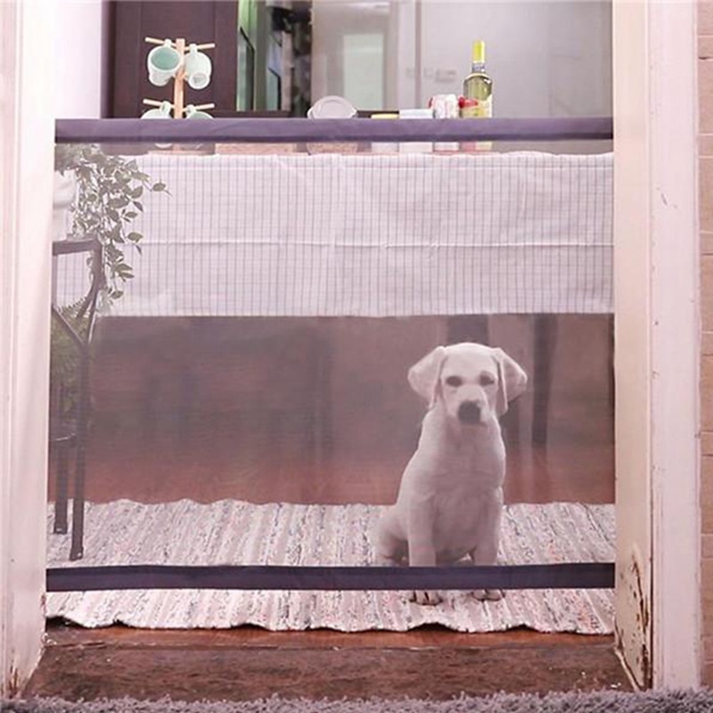 Magisk kæledyr hund port kæledyr hegn barriere folde sikker vagt indendørs udendørs hvalpe hunde adskillelse hund barriere sikkerheds hegn net
