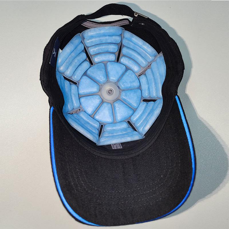 Heads Ice Pack Hat Cooling Foldable Ice Pack Cold Packs Multi-Functional Hat Cooling Healthy for Fishing Hiking Camping