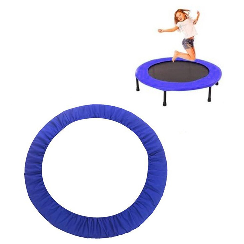 Pokrywa ochronna trampoliny wytrzymała tkanina Oksford łatwa instalacja trampolina obudowa ochronna z wytrzymałym paskiem montażowym dzieci