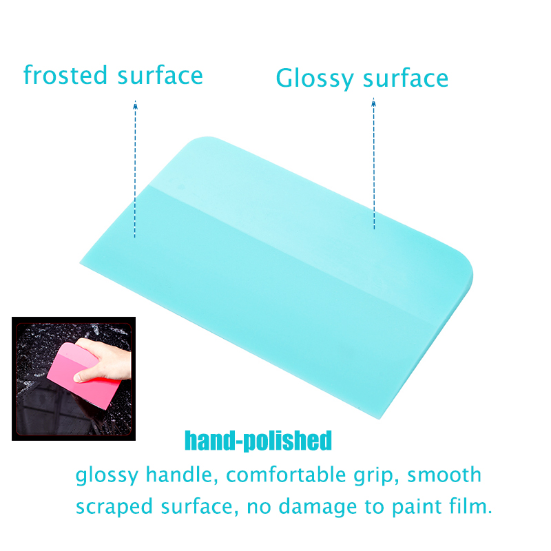 TOFAR Film de fenêtre teinte TPU PPF raclette pour peinture de voiture Film de protection transparent installation grattoir outil d'emballage de vinyle en Fiber de carbone