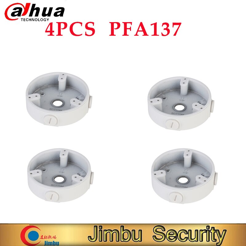 Dahua PFA137 Water-Proof Junction Box Ip Camera Beugel Camera Mounts Cctv Accessoire Past Voor Camera HDBW4433R-ZS HDBW4433R-S: 4PCS