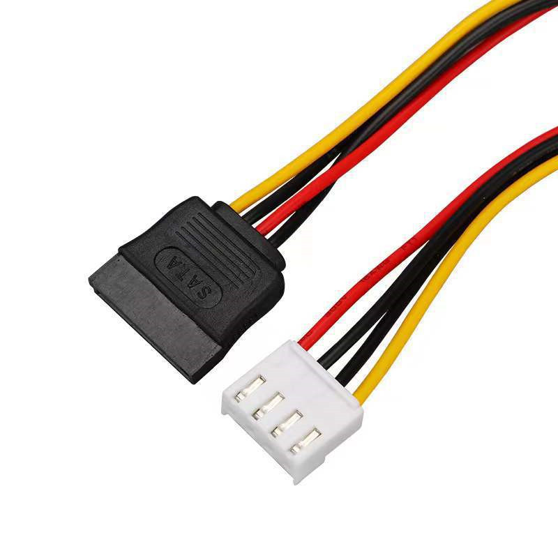 Cable de alimentación de 4 pines VH3.96 a SATA para cámara IP Hikvision DAHUA Mini VCR CCTV alimentación de disco duro 0,3 m 0,4 m
