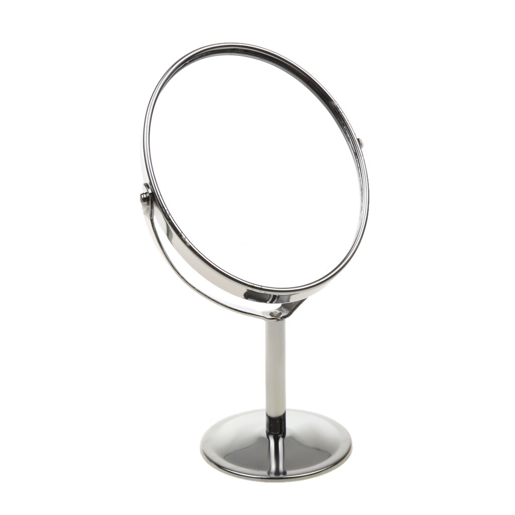 Double-sided Makeup Vanity Mirror Standing Mirror Table Mirror (a Standard