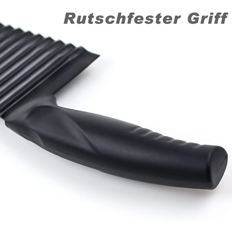 Wave Cutter, Potato Cutter, Chip Cutter, Stainless Steel Crinkle Chip Cutter, Corrugated Knife, Wave Knife for Vegetable