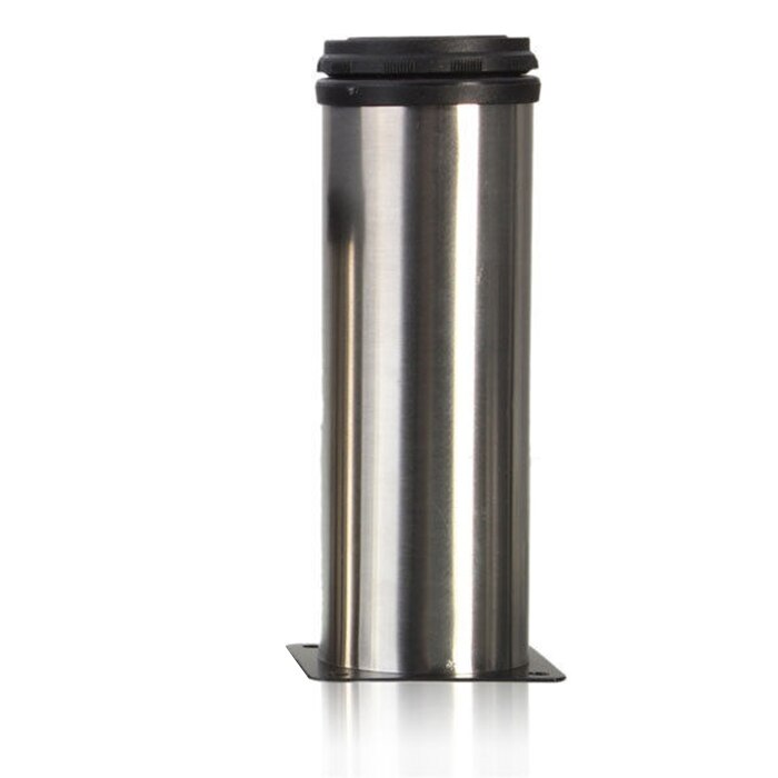 4Pcs Cabinet Legs Adjustable Stainless Steel Furniture Feet Round Stand Holder 15cm