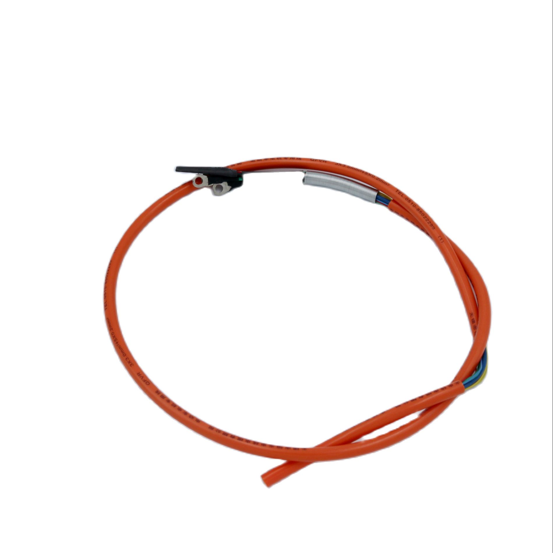 Motor wires/cable for 1000-1500W brushless DC motor (3*3.0mm motor phase+0.2*5pcs hall sensor wires)