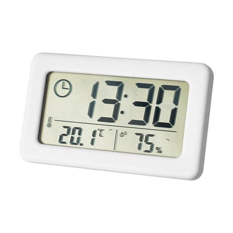 LED Digital Clock Electronic Digital Screen Desktop Clock for Home Office Backlight Snooze Data Calendar Clocks: green