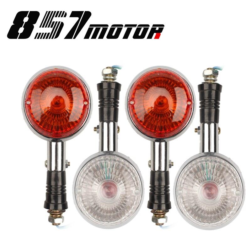 Lâmpada de seta para yamaha virago, xv250 xv535 xv920 xv1000 xv 250 535 920 1000 indicador do sinal de curva com luz âmbar