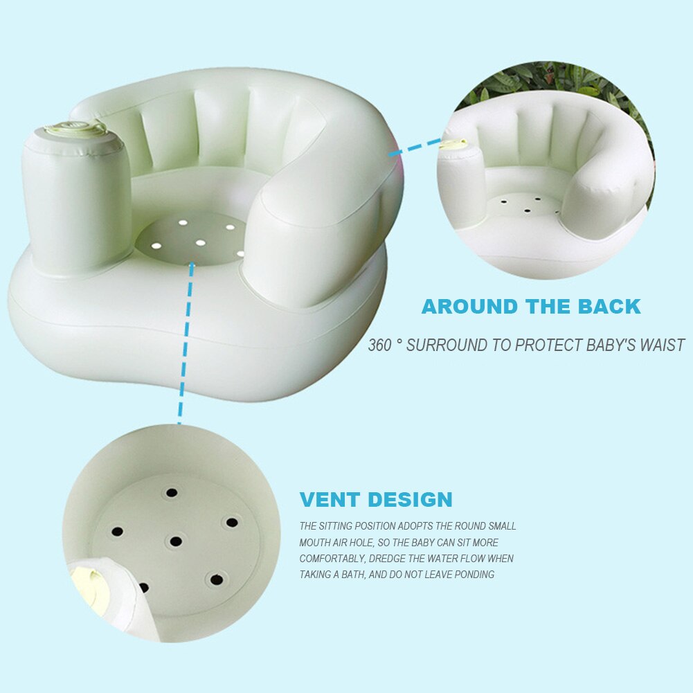 Opblaasbare Speelgoed Sofa Pvc Baby Leren Sit Stoel Draagbare Seat Zwembad Speelgoed #38