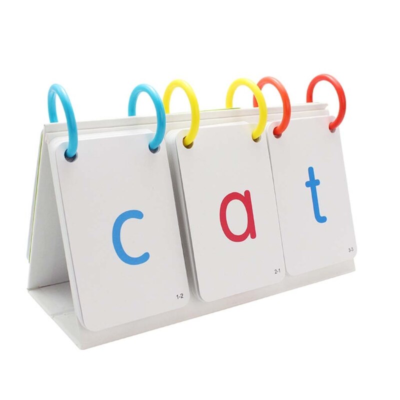 66Pcs Kids Sight Woorden Phonics Alfabetten Flashcards Kalender Leren Onderwijs 57BF