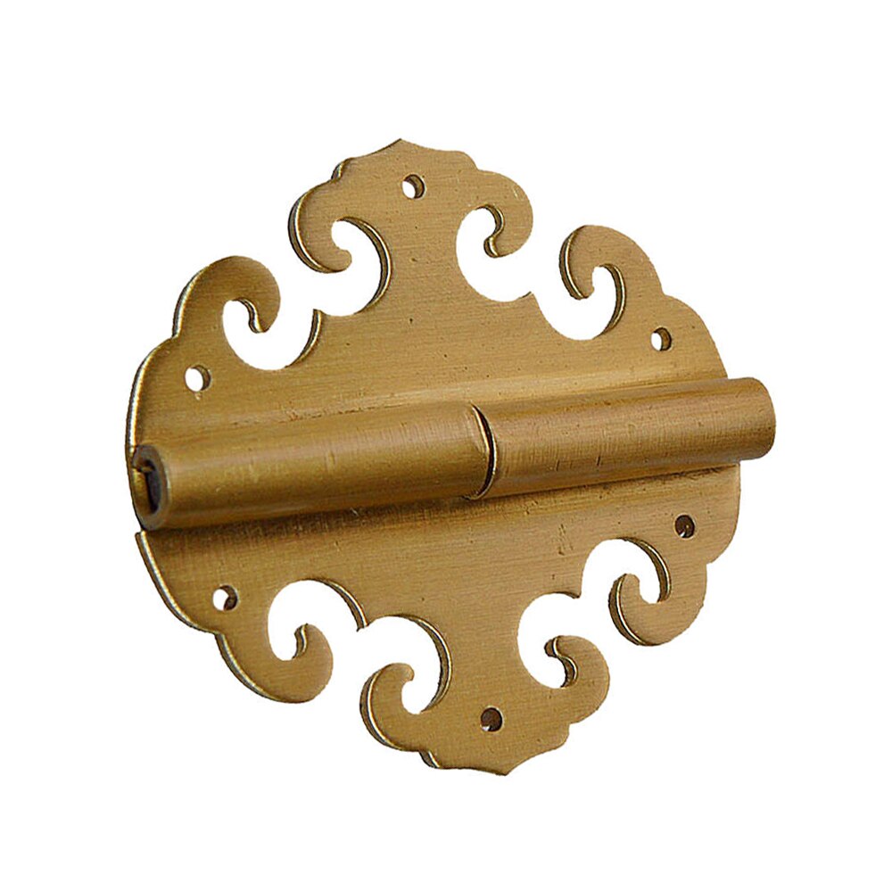 Hinge Chinese Furniture Hardware Copper Fitting For Trunk Cabinet Box Ches copper + iron shaft
