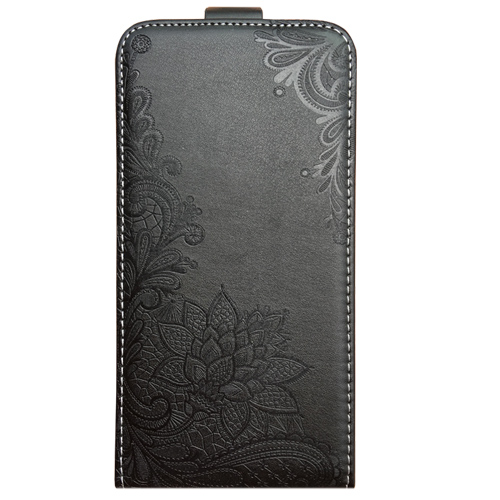 Cartoon Patroon Flip Leather Case Voor ASUS ZenFone Gaan ZB452KG ZB450KL ZB452 452 KG 452 Reliëf flip telefoon cover TPU case: lace black