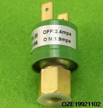 High Pressure Protection Switch for Air Conditioner Heat Pump/Compressor - High and Low Pressure Switch with Welding Joint: Dark Grey