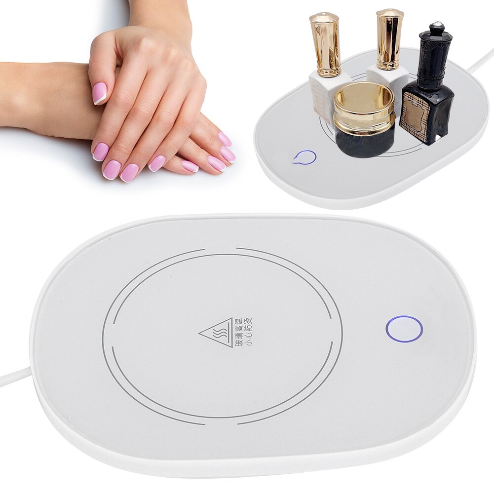 Nail Art Verwarming Pad Nagellak Soak Off Gel Extension Gel Heater Manicure Tool 220V