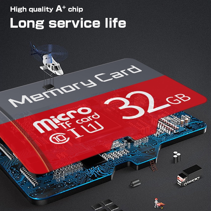 Tarjeta de memoria Class10 SDXC de 32GB, 128GB, 64GB, 16GB/8GB/4GB, tarjeta micro sd, tarjeta TF, Memoria flash Microsd con Adaptador sd como