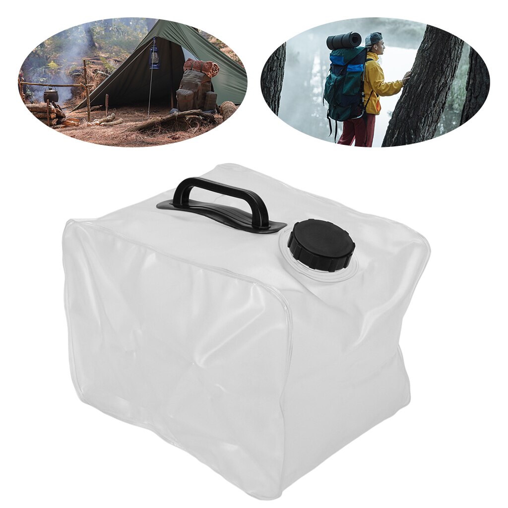 Collapsible Water Container Food Grade Water Storage Carrier Jug Outdoor Emergency Camping Hiking Water Container