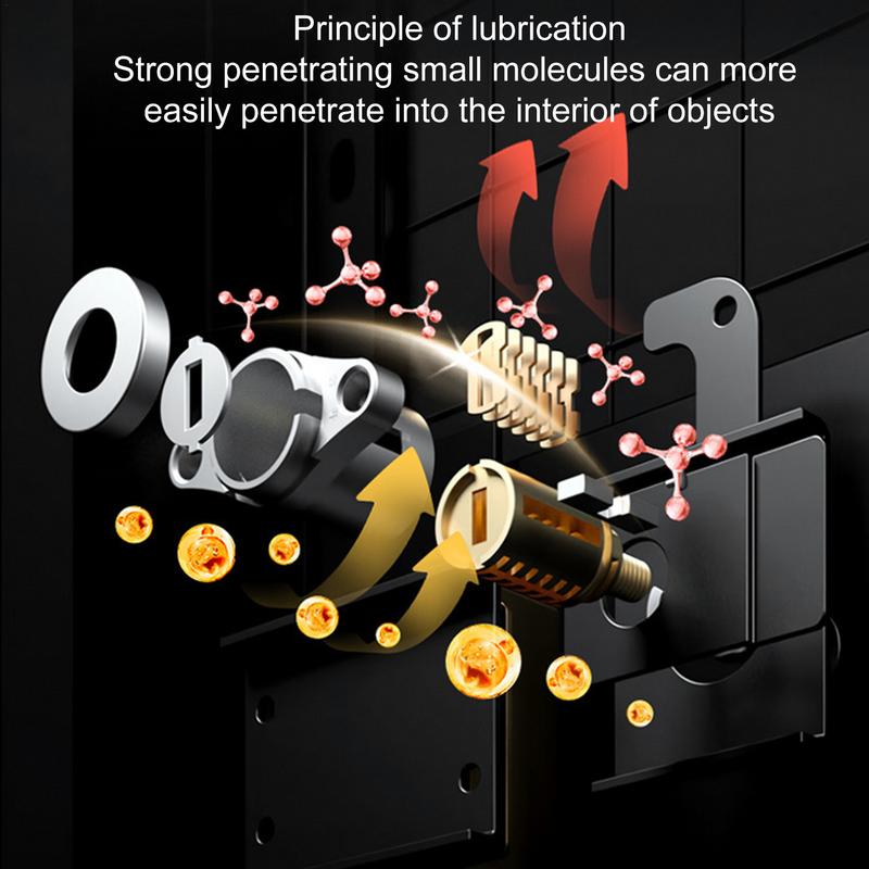 Lock Cylinder Lubricating Oil Hinges And Lubricating Doors Locks Maintaining Oil Multi-Functional Practical Lubricant Oil For
