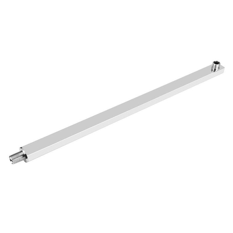 Thgs 40 cm vierkante douchearm verlengarm wandmontage voor regendouchekop douchestang regendouchekoparm chroom: Default Title