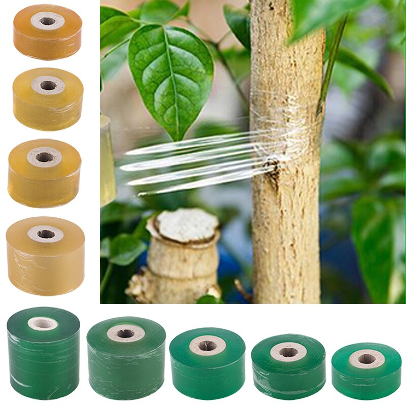 Cinta de unión de jardín 2-5cm cinta de injerto de árboles frutales cinta elástica para jardinería o vivero accesorios de herramientas de injerto para árboles