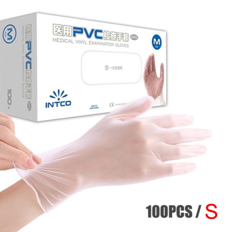 100PCS Nitrile Gloves Latex PVC Disposable Gloves Puncture Resistant Household Latex Gloves Hand Protection Glove guanti monouso