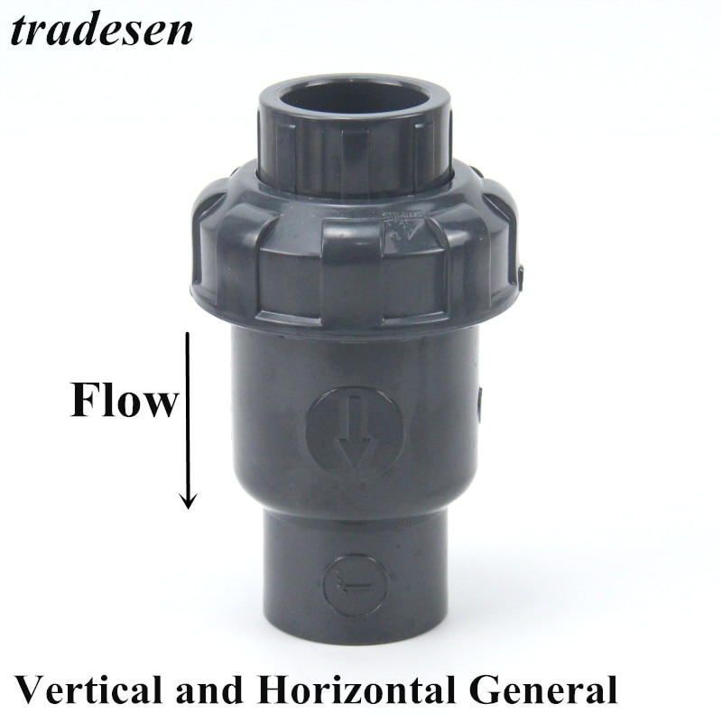 1pc indre 20 ~ 50mm pvc kontraventil kontraventil lodret og vandret generelt havevanding vandrørstik