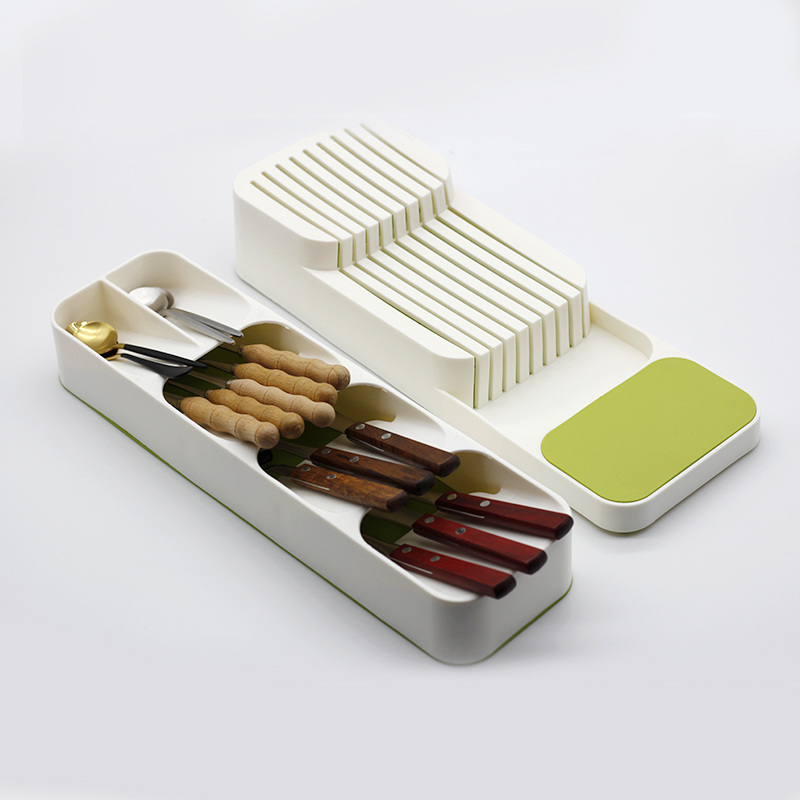 Messer Halfter Hohe Menge PP Geschirr Schublade Organizer Fach Messer Utensil Gestell Universal- Messer Stand Organizer Küche Werkzeuge