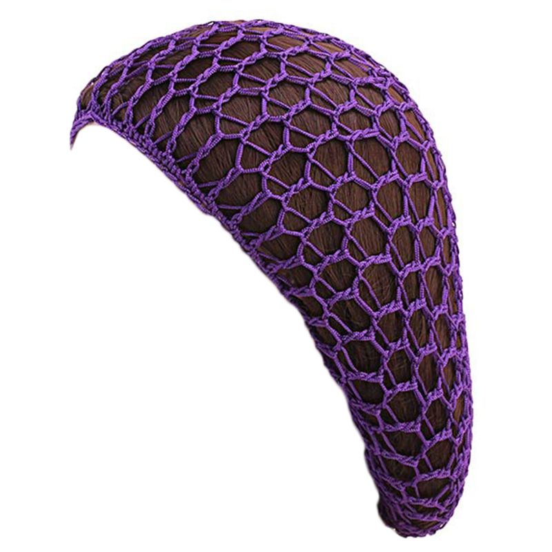 Kvinder håndlavet hæklet hår net snood mesh turban sovehue slouchy strik hue axyd