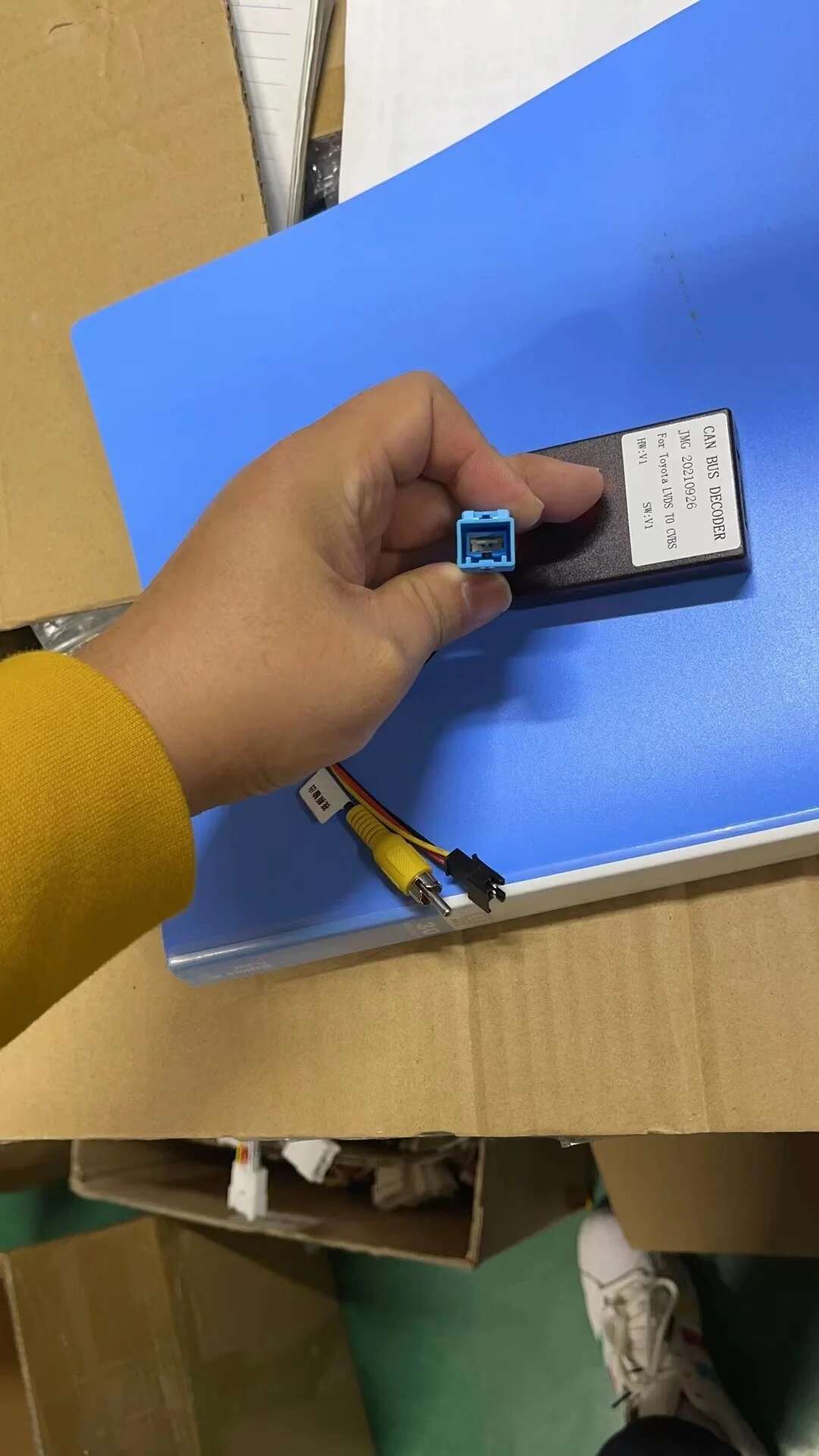 Android Accessories OBD2 DAB Receiver CARPLAY USB DVR CAMERA TPMS Optical Fiber Cable Camera Adaptor Fiber Video 4G Box