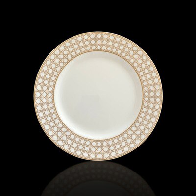 Tasse à café en rotin doré, à carreaux, en céramique, thé, noir, vaisselle, Animal, de mariage et de pendaison de crémaillère: 10inch