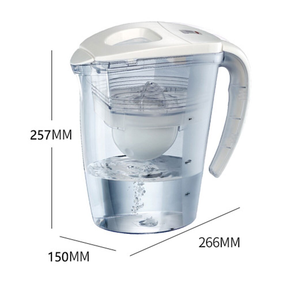 2.25L Net Kettle Water Healthy Filter Pitcher Clean Cup Filtration Replacement System Water Filter Pitcher For Kitchen Office