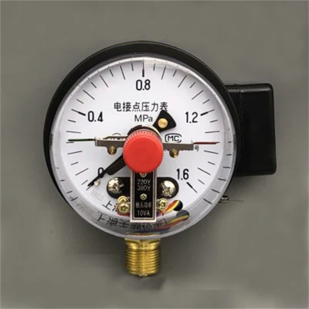 Diameter 100mm Direct Contact Pressure Gauge with Surface Vacuum Gauge Pressure Controller