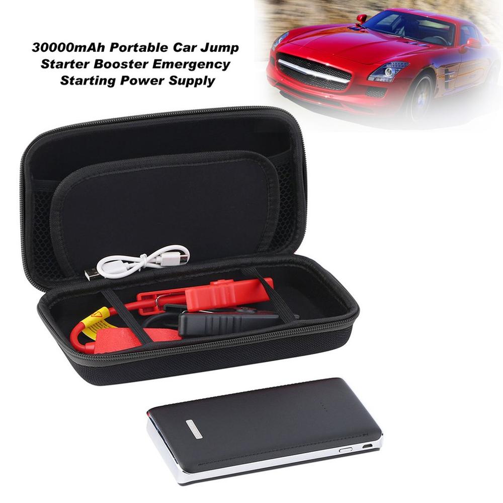 Draagbare 30000Mah Auto Jump Starter Pack Booster Led Charger Batterij Power Bank Emergency Beginnend Voeding