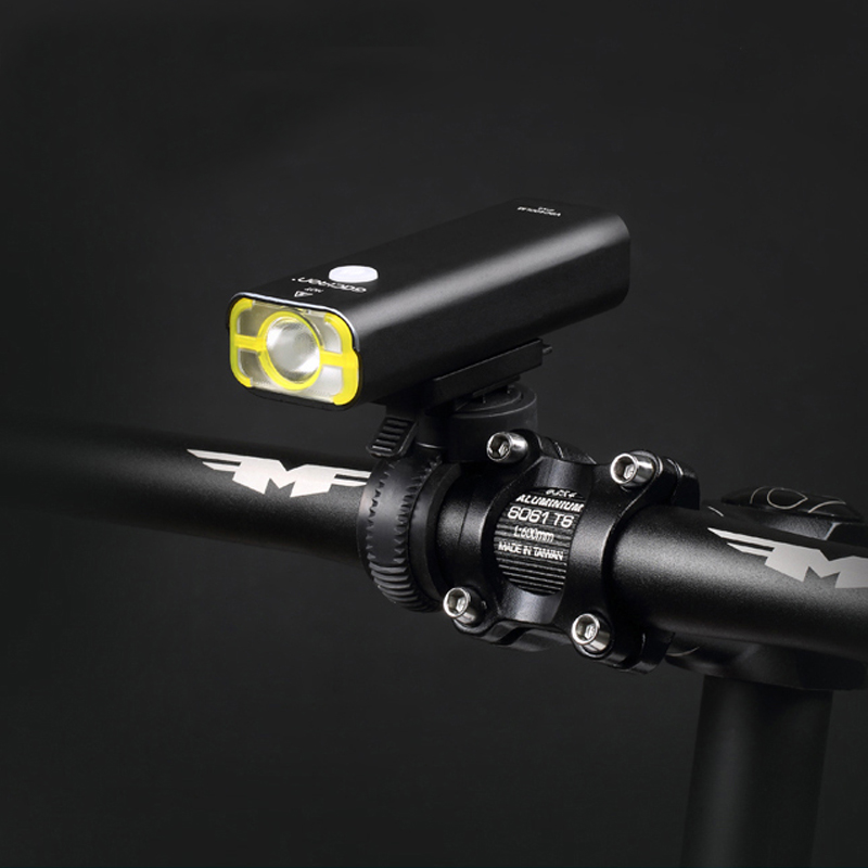 Gaciron cykel strålkastare ficklampa cykel fram lampa ljus ficklampa 400 600 800 lumen led usb uppladdningsbar