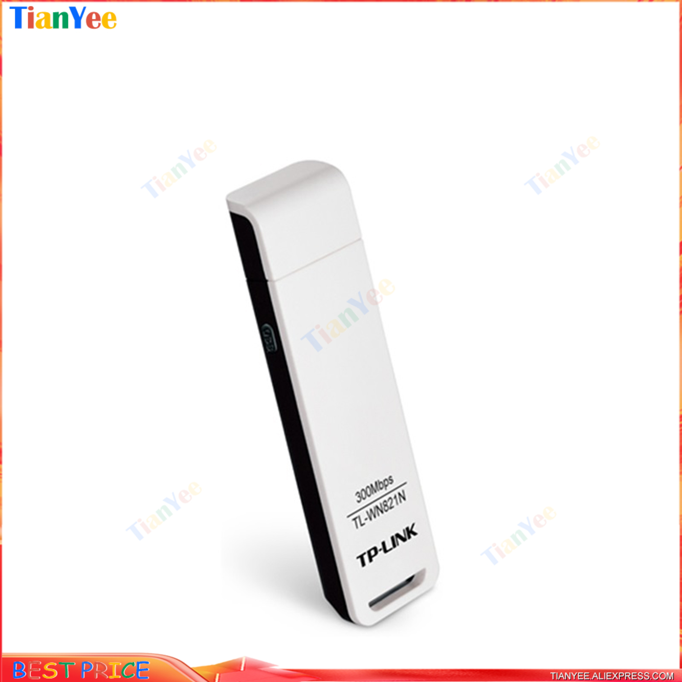 TP-Link TL-WN821N 300Mbps 2.4G Adapter Wifi Network Cards USB Wifi Receiver Transmission Dongle for Desktop Laptop