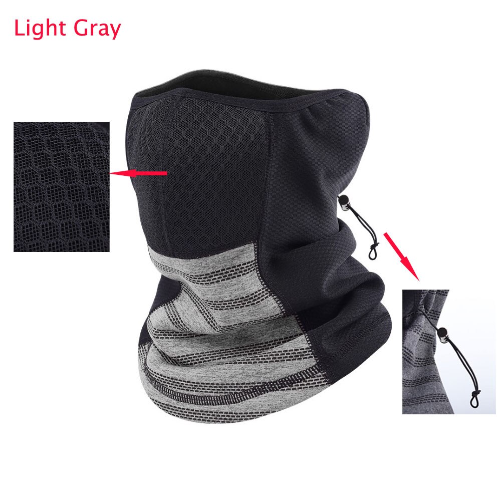 Winter Neck Warmer Thermal Fleece Motorcycle Thick Tube Gaiter Face Scarf Windproof Men Women Bandana Cycling Outdoor Headband