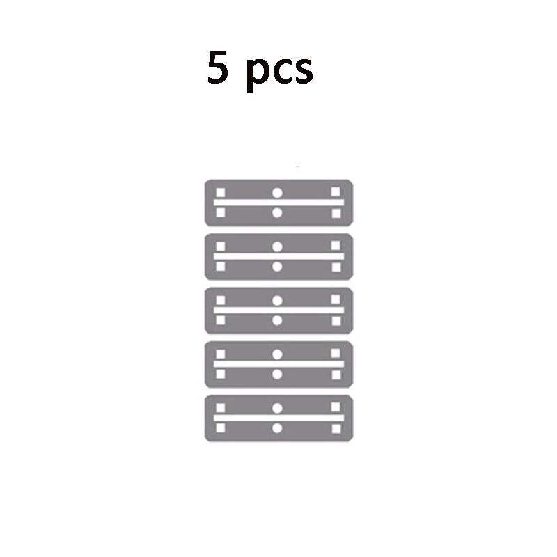 Aquarium cleaning tool set multi-functional flat sand algae removal stainless steel blade glass fish tank algae remover: Blade 5 pcs