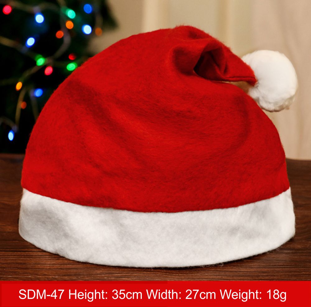 Kerst hoed Kerst kinderen adult Snowman gewei modellering avond cap: 47-Adult